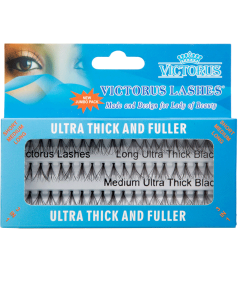 Ultra Thick And Fuller 3 In 1 Black Short Medium Long Lashes