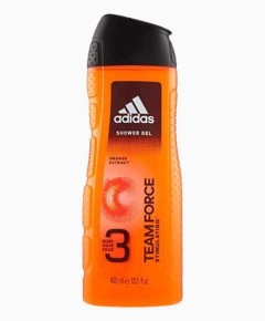 Team Force Stimulating 3 In 1 Orange Extract Shower Gel