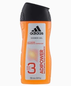 Adidas 3 In 1 Adipower Shower Gel