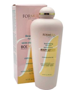 Formula AHA  Beautifying Perfumed Medicated Lightening Body Lotion