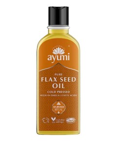 Ayumi Natural Pure Flax Seed Oil Cold Pressed