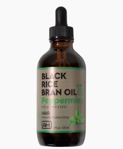 Peppermint Cold Pressed Black Rice Bran Hair Oil