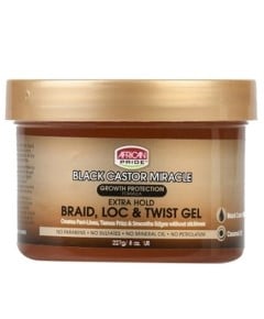 Black Castor Miracle Braid Loc And Twist Gel