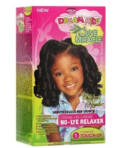 Dream Kids Olive Miracle No Lye Relaxer 1 Touchup Regular
