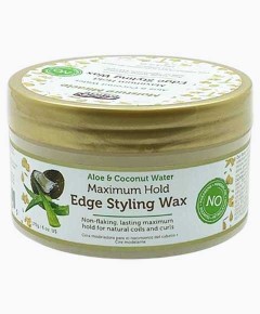 Moisture Miracle Aloe And Coconut Water Maximum Hold Edge Styling Wax