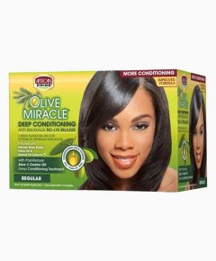 Olive Miracle Anti Breakage Deep Conditioning No Lye Relaxer
