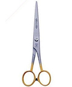 ASQ Stainless Steel Gold Thumb Scissors