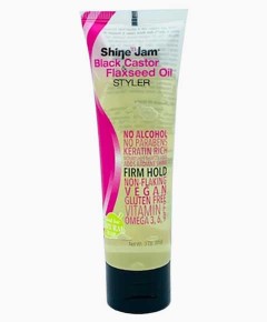 Shine N Jam Black Castor And Flaxseed Oil Styler
