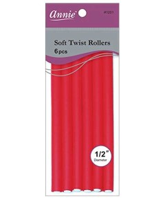Soft Twist Rollers Red
