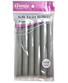 Soft Twist Rollers GREY 1204