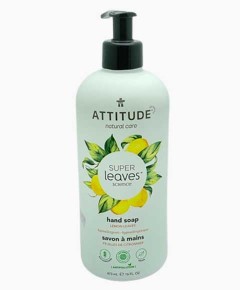 Super Leaves Science Natural Lemon Leaves Hand Soap