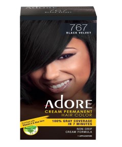 Adore Cream Permanent Hair Color Black Valvet 767