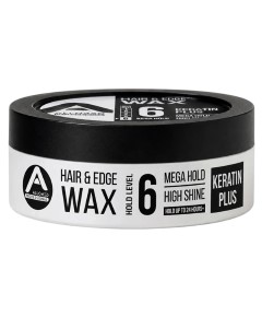 Hair And Edge Wax With Keratin Plus Mega Hold 6