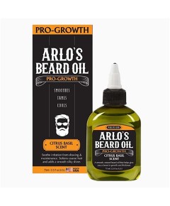 Arlos Pro Growth Beard Oil With Citrus Basil Scent