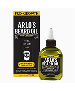 Arlos Pro Growth Beard Oil With Sandalwood And Vanilla Scent