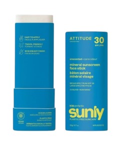 Sunly Kids Unscented Mineral Sunscreen Face Stick SPF30