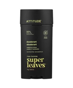 Super Leaves Men Amber And Citrus Deodorant Stick
