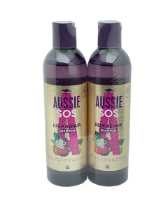 Aussie SOS Deep Repair Twin Pack Shampoo