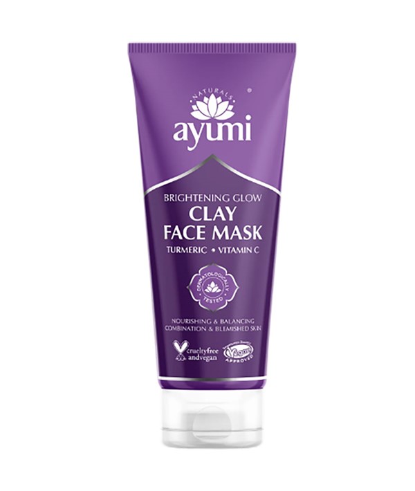 Ayumi Naturals Turmeric And Vitamin C Glow Clay Face Mask