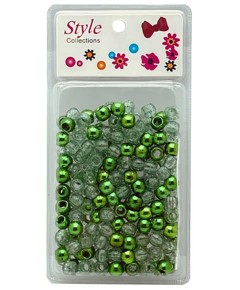 Style Collection Hair Beads BD008 Green