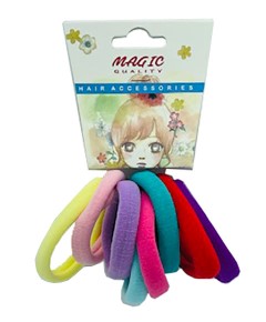 Magic Quality Hair Elastic Bands Assorted TP15A