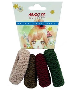Magic Quality Hair Elastic Bands Assorted TT22A