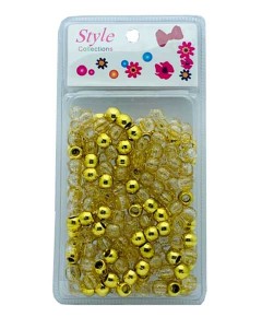 Style Collection Hair Beads BD008 Gold
