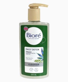 Biore Daily Detox Organic Cannabis Sativa Seed Oil Cleanser