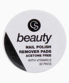 Beauty Nail Polish Remover Pads Acetone Free