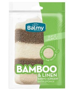 Bamboo And Linen Bath Sponge