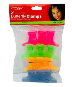 Magic Collection Butterfly Clamps Assorted