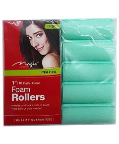 Magic Collection Foam Rollers 123L Green