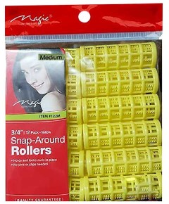 Magic Collection Snap Around Rollers 122M Yellow