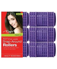 Magic Collection Snap Around Rollers 122J Lavender