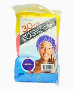 Magic Collection Water Proof Elastic Band Plastic Caps