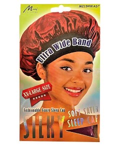 Murry Collection Silky Soft Satin Sleep Cap Ultra Wide Band