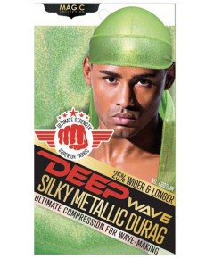 Magic Collection Deep Wave Silky Metallic Durag 4802LIM