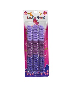 Little Angel Hair Grips Mixed Purple LPB001