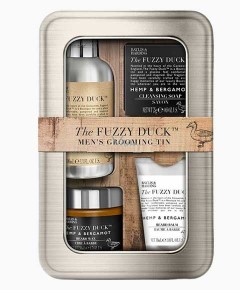 The Fuzzy Duck Mens Luxury Grooming Tin Set