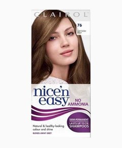 Nice N Easy No Ammonia Hair Color 24 Washes 76 Light Golden Brown