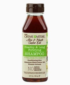 Aloe And Black Castor Oil Healthy And Long Fortifying Shampoo