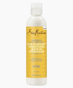 Grapeseed And Tea Tree Oils Low Porosity Weightless Leave In Detangler