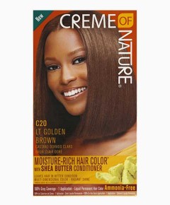 Moisture Rich Hair Color With Shea Butter Conditioner C20 LT Golden Brown