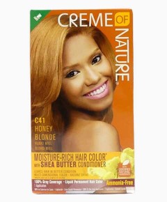 Moisture Rich Hair Color With Shea Butter Conditioner C41 Honey Blonde