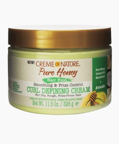 Pure Honey Hair Food Smoothing And Frizz Control Curl Defining Cream