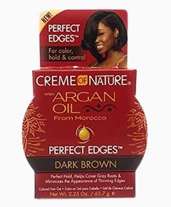 Argan Oil Perfect Edges Dark Brown Gel