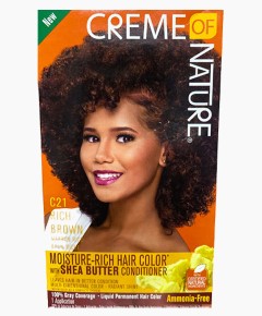 Moisture Rich Hair Color With Shea Butter Conditioner C21 Rich Brown