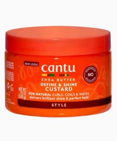 Cantu Custard For Define Curly Hair Naturally