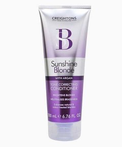 SB Sunshine Blond With Argan Tone Correcting Conditioner 