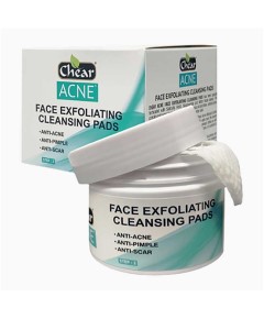 Chear Acne Face Exfoliating Cleansing Pads